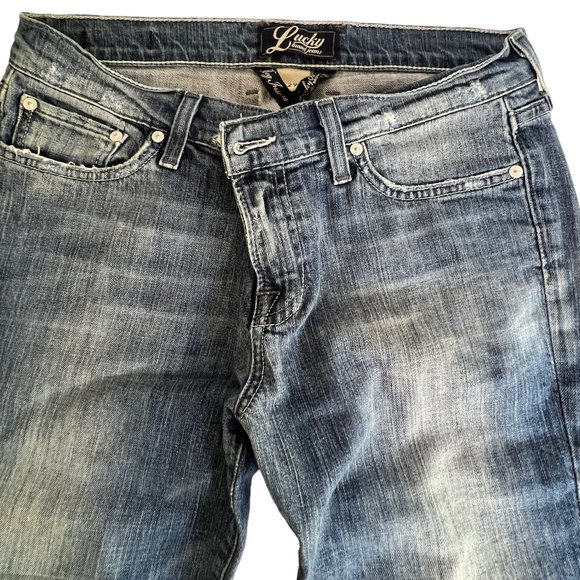Lucky Brand Womens Bartlett Sweet N Low Denim Bootcut Blue Jeans Size US8/29 - Picture 14 of 14